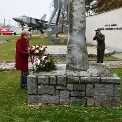 Hejtmanka Stráská uctila válečné veterány.
