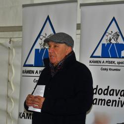 Slavnostní otevření obchvatu městysu Ševětín na Českobudějovicku pro nákladní vozidla.