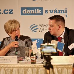 Zaměstnanost v Jihočeském kraji byla hlavním tématem setkání s hejtmankou Jihočeského kraje Ivanou Stráskou, které se uskutečnilo v budějovickém Budvaru n. p. v úterý 5. listopadu. Foto: Deník/Radka Doležalová.