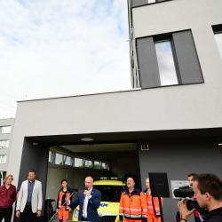 Slavnostní otevření výjezdové základy ZZS JčK ve Veselí nad Lužnicí