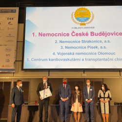 Absolutním vítězem projektu Nejlepší nemocnice ČR 2021 je Nemocnice České Budějovice. Ceny získaly i naše nemocnice v Českém Krumlově, Strakonicích a Písku.