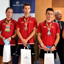 Kraj ocenil medailisty z Her X. letní olympiády dětí a mládeže ČR. Jihočeši získali celkem 44 cenných kovů a obsadili sedmé místo.