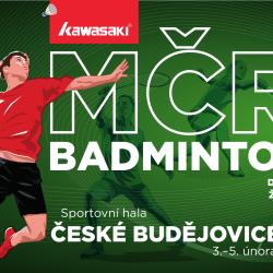 Mistrovství ČR v badmintonu se koná v únoru v Českých Budějovicích.