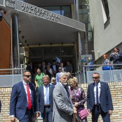 Prezident Pavel ocenil při své návštěvě Jihočeského kraje komunikaci s obcemi.