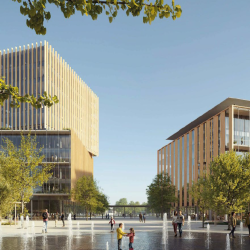 Vítězný návrh od britsko-českého týmu WilkinsonEyre + Boele architekti.