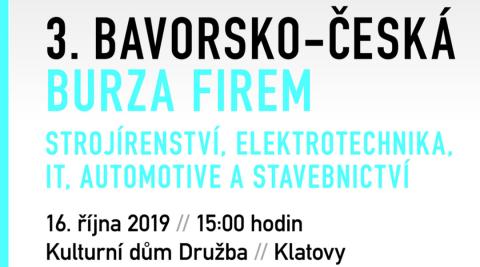 3. Bavorsko-česká burza firem - plakát