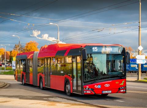 Městská hromadná doprava v Českých Budějovicích. Ilustrační foto (Zdroj: Dopravní podnik města České Budějovice)