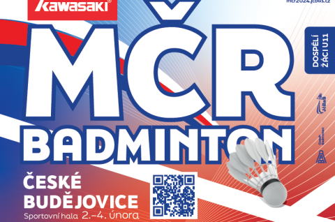 Mistrovství ČR v badmintonu se koná opět v Českých Budějovicích.