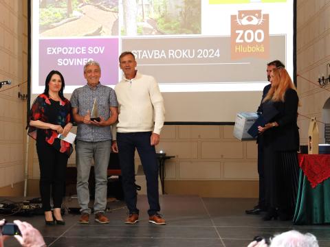 Jihočeská zoologická zahrada Hluboká nad Vltavou slaví významný úspěch. Expozice sov s názvem „Sovinec“ získala prestižní ocenění Stavba roku 2024 v rámci soutěže Bílý slon. Předání cen proběhlo 14. května 2025 na slavnostním ceremoniálu v prostorách bývalé kaple kapucínského kláštera ve Fulneku. Ocenění převzal ředitel Zoo Hluboká Vladimír Pokorný.
