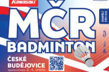 Mistrovství ČR v badmintonu se koná opět v Českých Budějovicích.