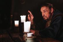 Herec John Rhys-Davies, představitel trpaslíka Gimliho, natáčel v Písku (autor: Ondřej Šimáček, Produkce PIXESO).